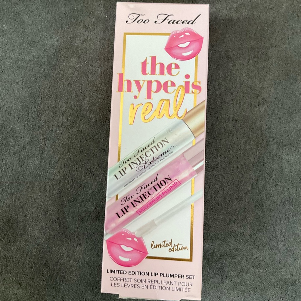 Too Faced The Hype Is Real Lip Injection Plumper Set - Pink